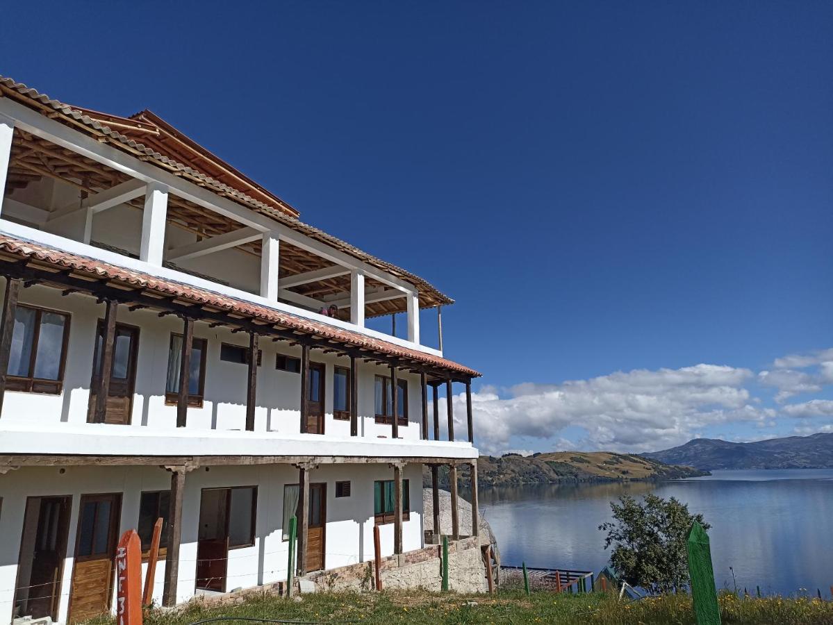 Hotel Tota Eliseo Playa Blanca Lago De Tota Exterior photo